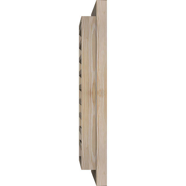 20-in x 20-in Unfinished Smooth Pine Gable Vent Z218013