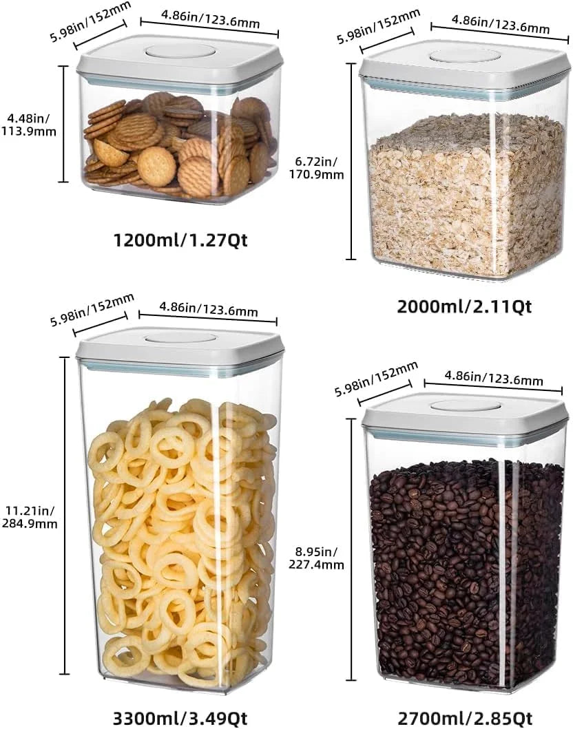 12 Piece Air Tight Food Storage Container Set C65175