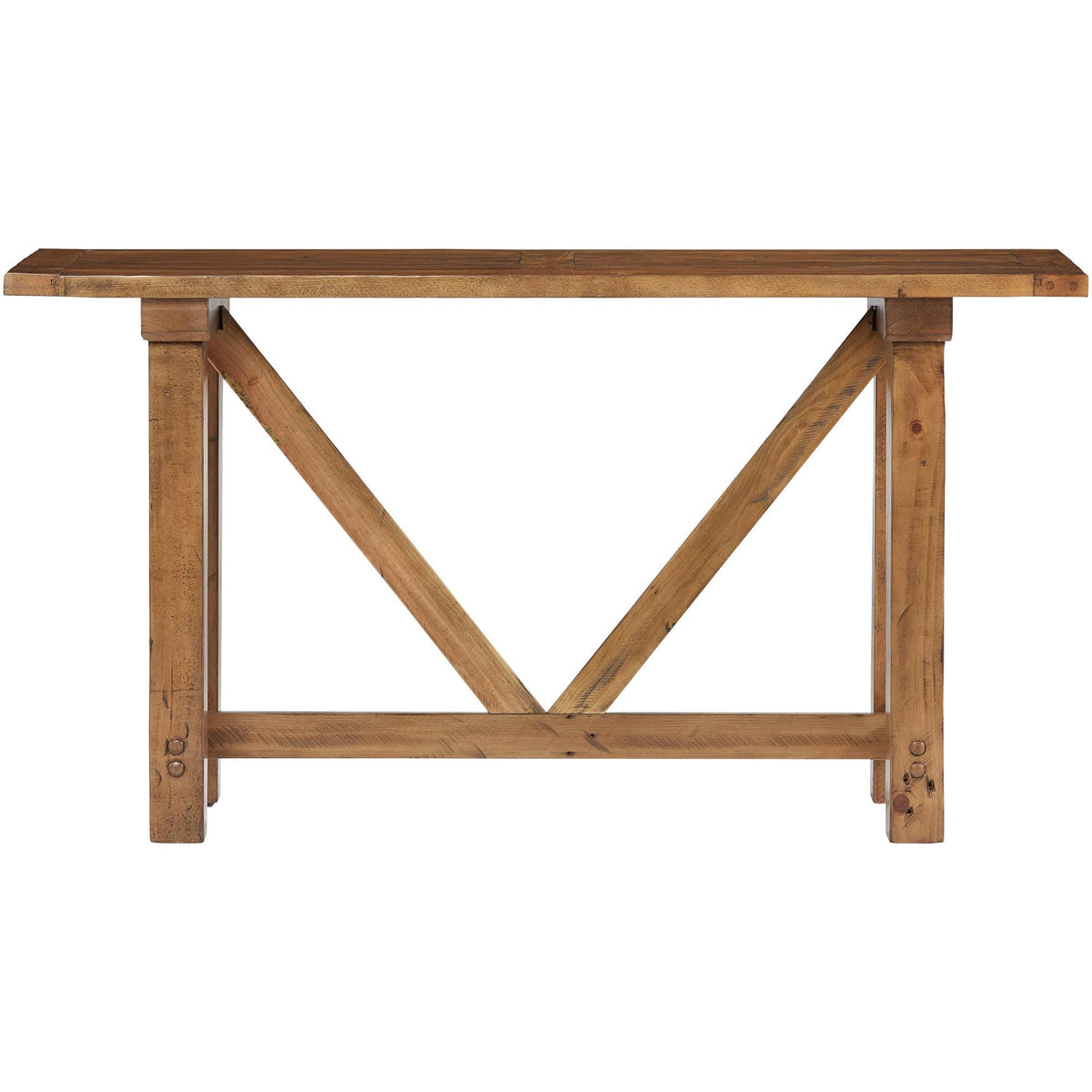 Heritage Pine Sofa Console Table V8364