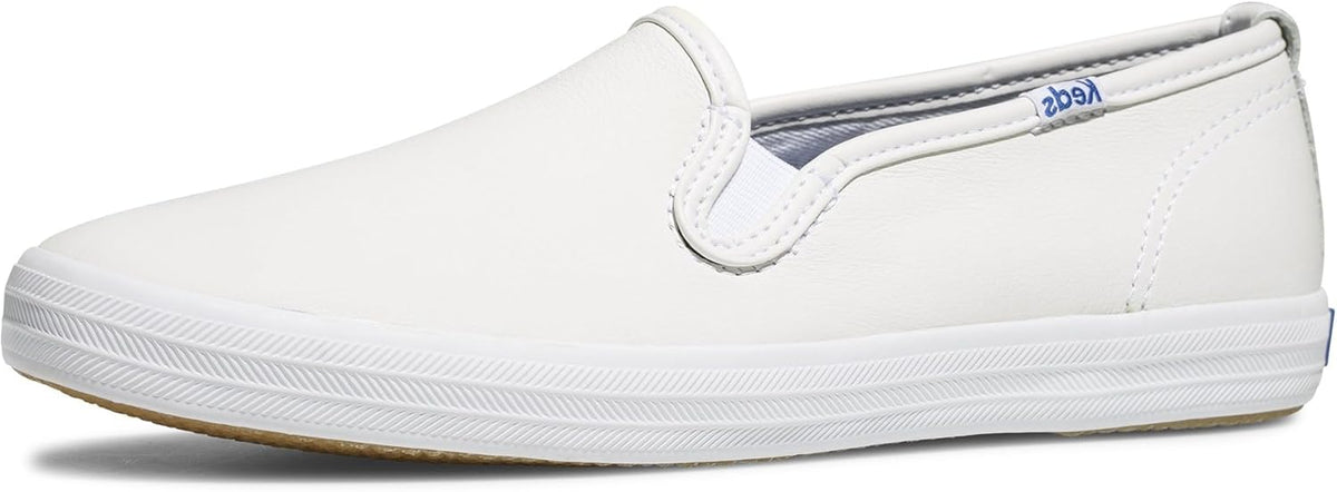 White Leather Slip on Sneaker G720