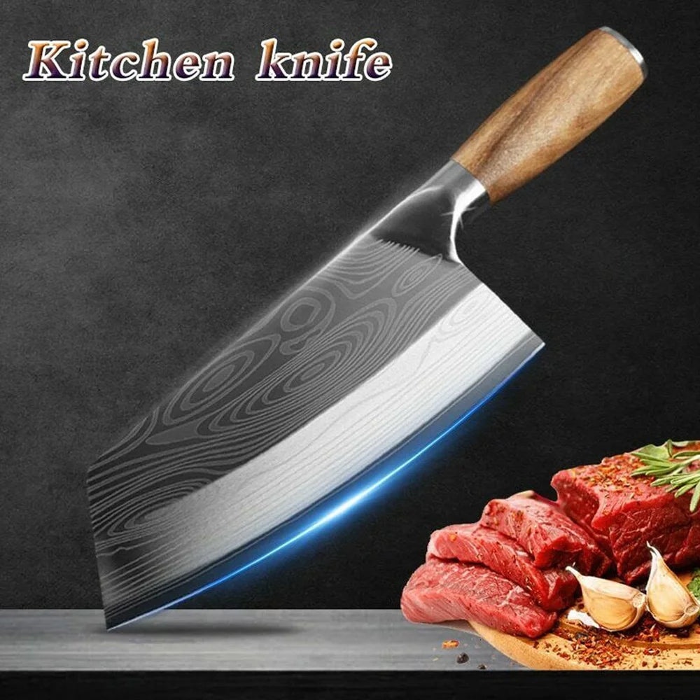 8 Inch Stainless Steel Cleaver Knife S40529