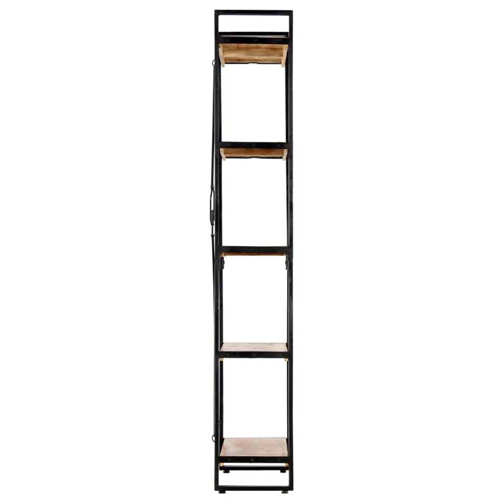 5-Tier Solid Mango Wood Bookcase W42801