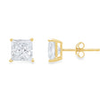 18K Yellow Gold Diamond Stud Earrings C82659