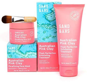 Australian Pink Clay Face Mask Set L7734