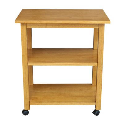 Black Natural Kitchen Cart X411288