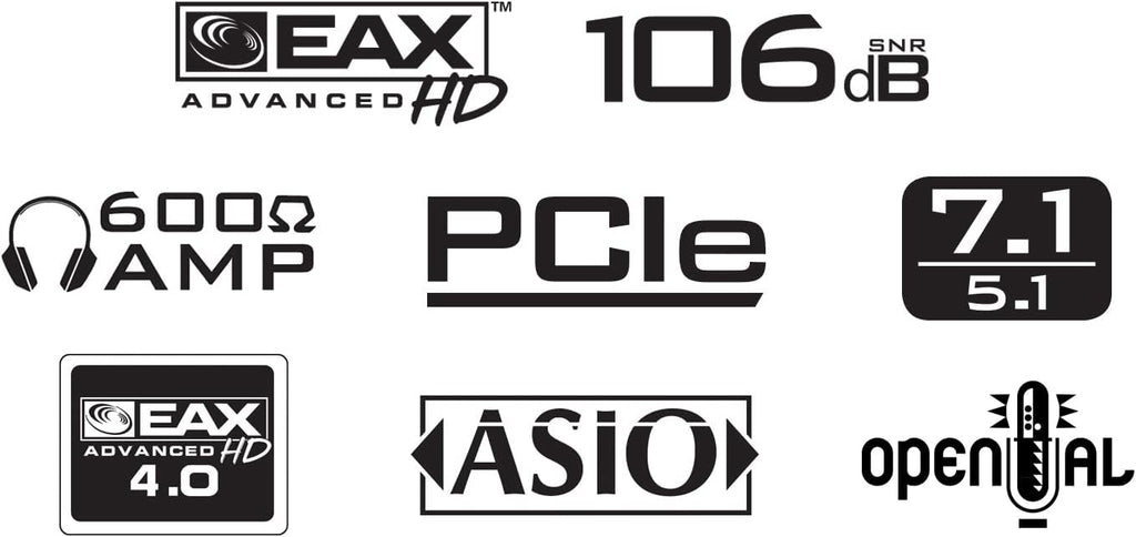 PCIe 7.1 Sound Card with Headphone Amp L35195