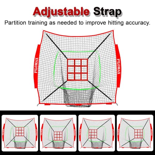 7ft x 7ft Baseball & Softball Replacement Net with Ball Collection System F868