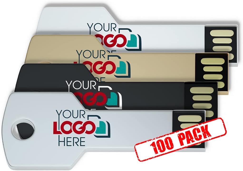 Custom Key Shaped USB Flash Drive 128MB 50 Pack L228682