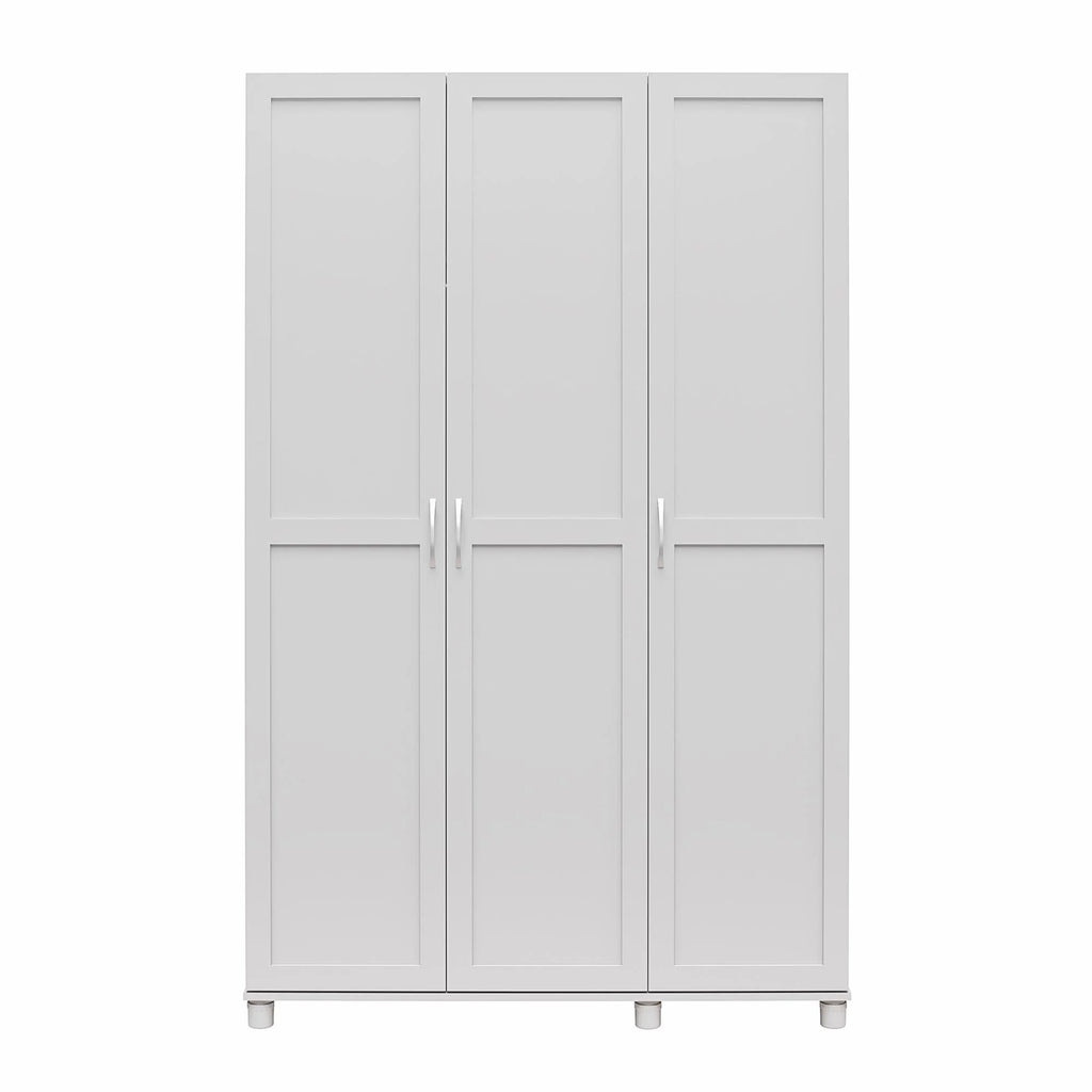 3 Door Dove Gray Wardrobe G825269