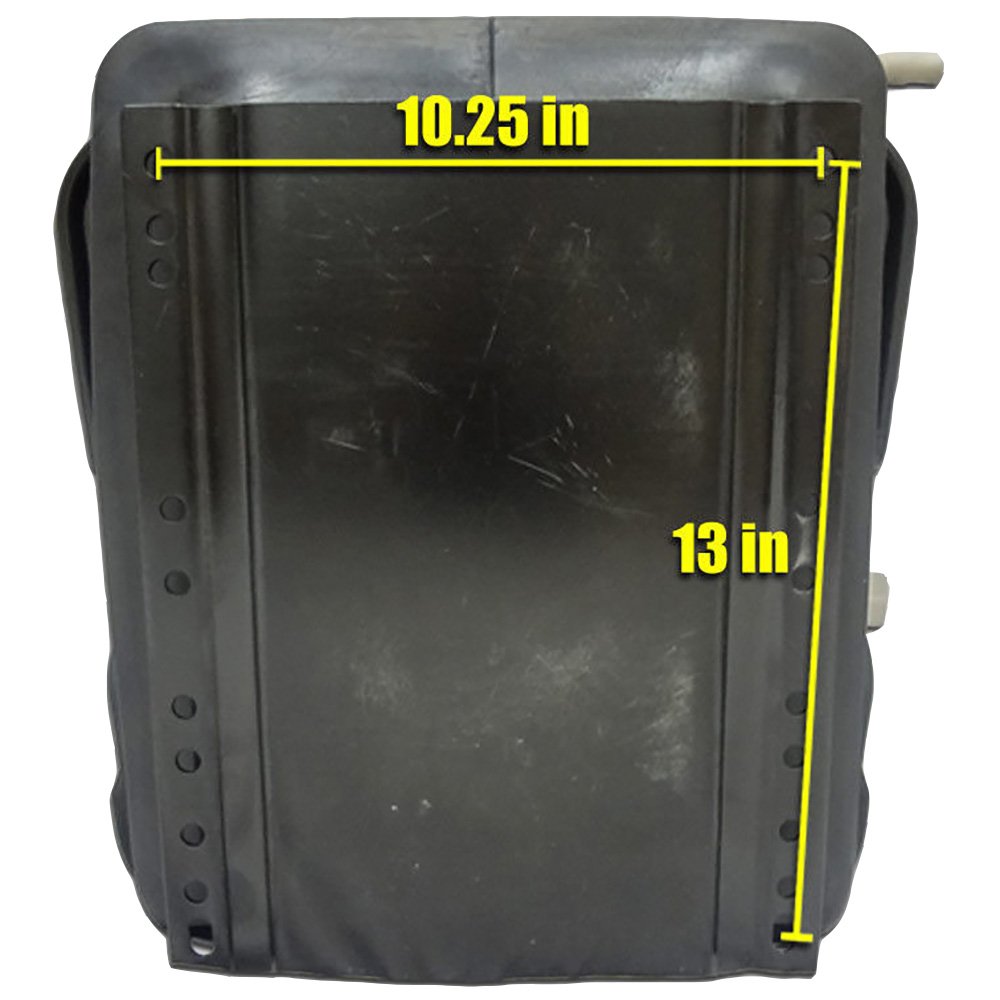 Black Vinyl Tractor Seat Assembly Kit T320215