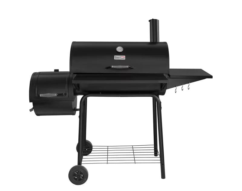 Charcoal Grill with Offset Smoker and Cover H809910