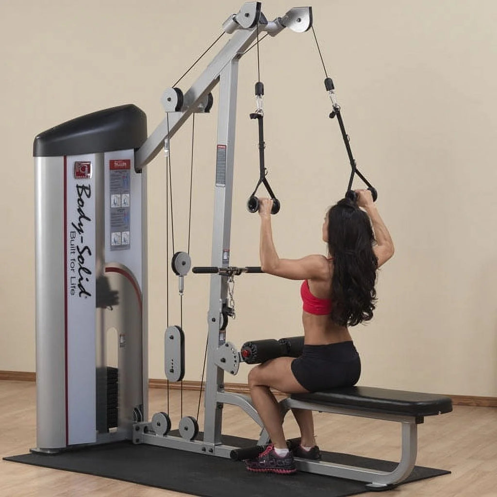 Lat Pulldown and Low Row Machine with 235 lbs. Weight Stack G602