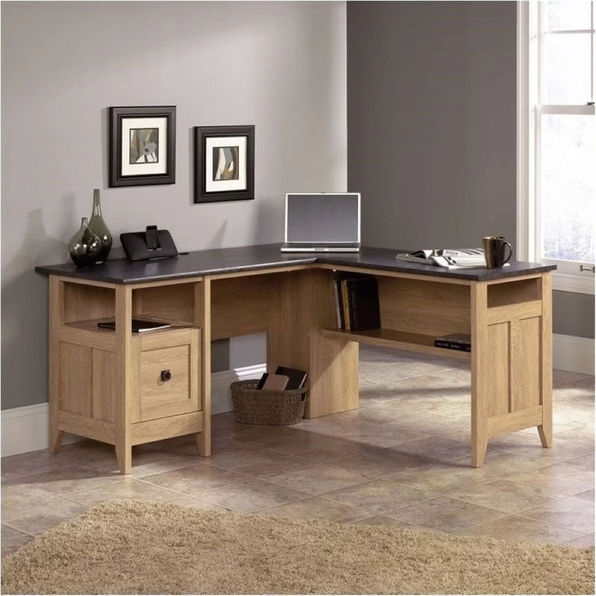 L-Shaped Corner Computer Desk I620