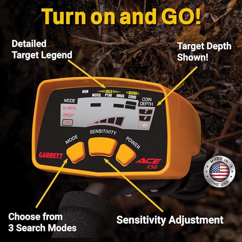 Metal Detector with Waterproof Search Coil M4831