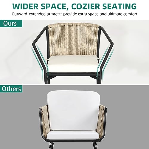 4 Pieces Outdoor Wicker Sectional Sofa Set with Cushions and Side Table K15672