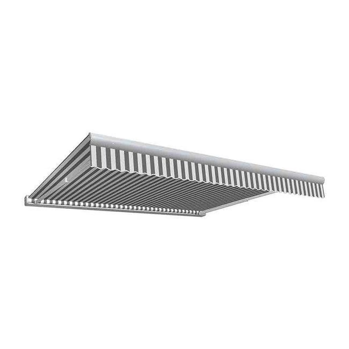 8 ft. Retractable Awning, Linen & White - 78 in. U779