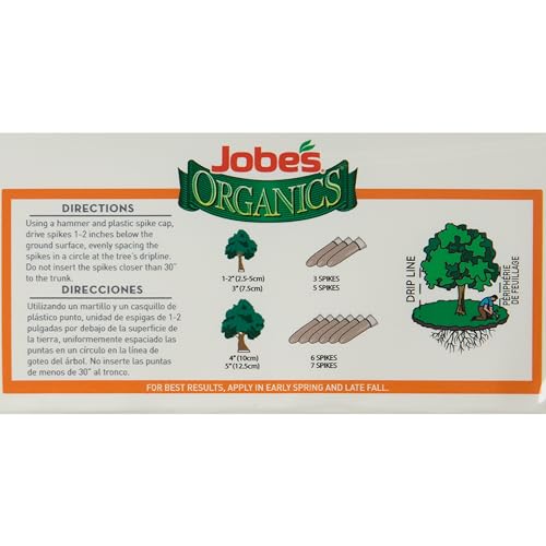 15 Count Slow Release Fertilizer Spikes for Fruit and Citrus Plants K69733