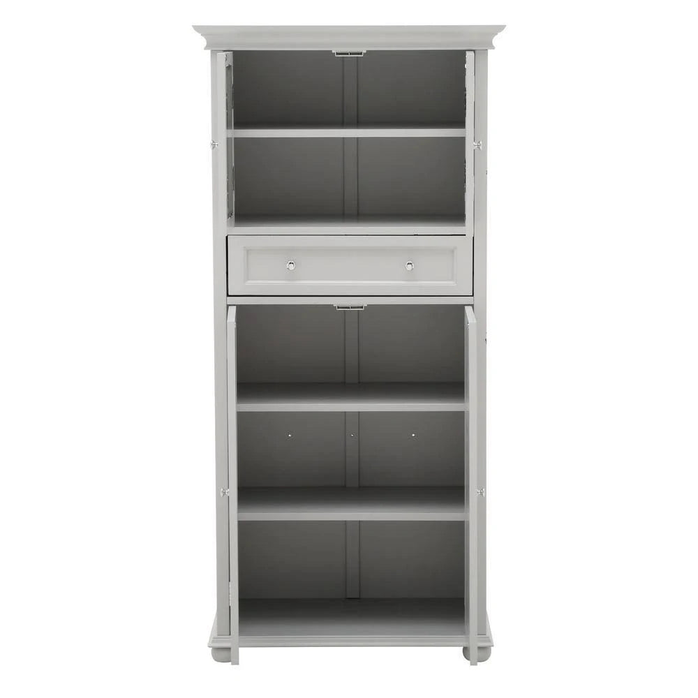4-Door Tall Cabinet in Dove Grey B36988