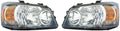 Pair Driver and Passenger Side Headlight Assembly P25283