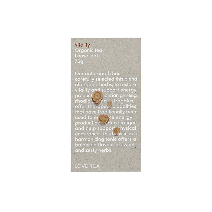 Organic Vitality Tea Loose Leaf 75g K6261