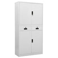 Light Gray Steel Office Cabinet W664
