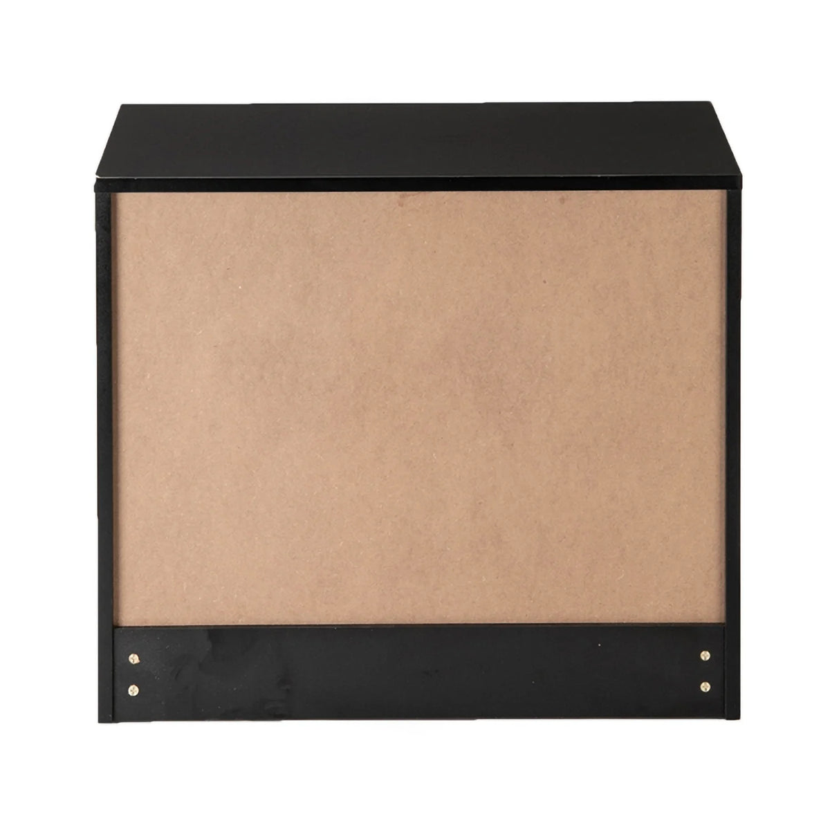 Black 3 Drawer Wood Dresser U747