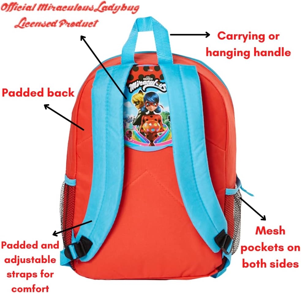 5 Pc Backpack Set with Lunch Bag & Pencil Case A361