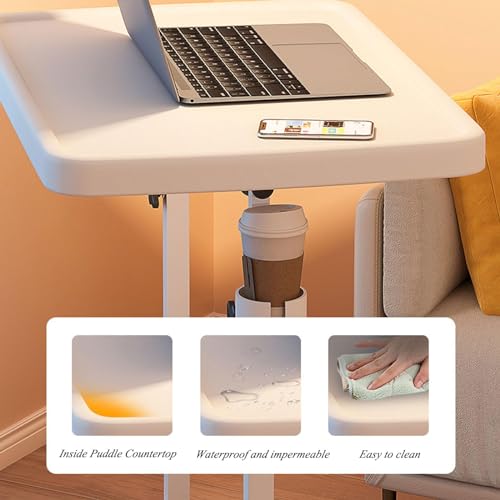 Height Adjustable Folding Couch Table with Cup Holder P369320
