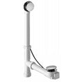 Cable Operated Bath Waste & Overflow Kit Polished Nickel G431
