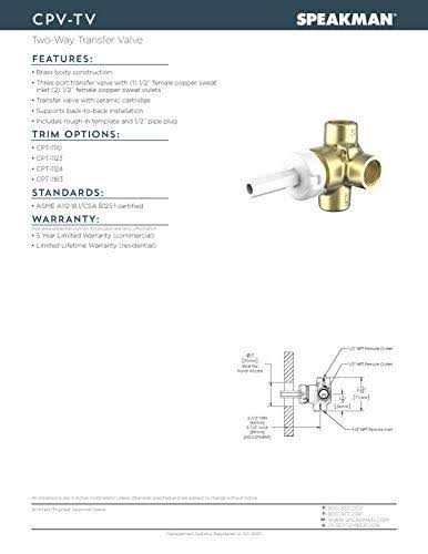 Brass Shower Valve R2282