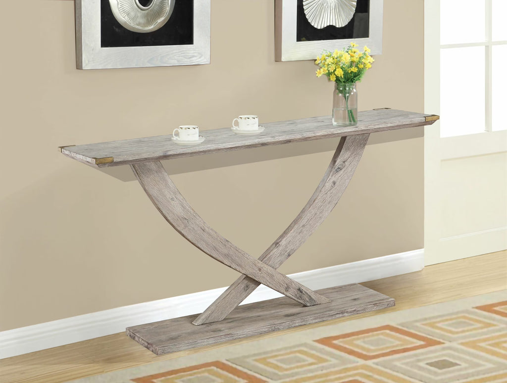 Acacia Wood Console Table M763713