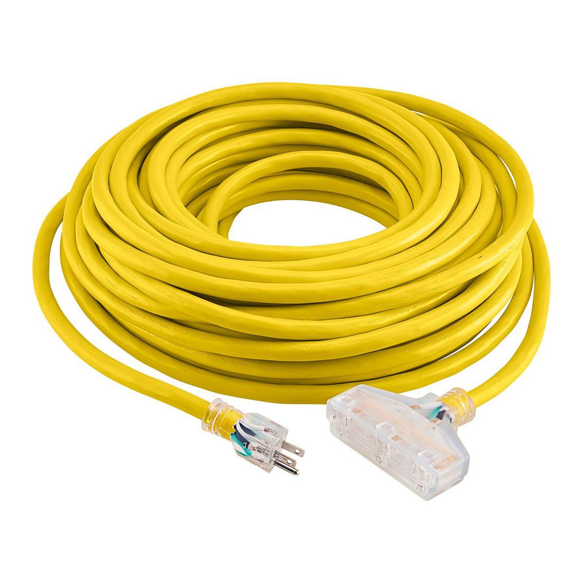 100 ft. 10/3 Gauge Triple-Tap Extension Cord W764