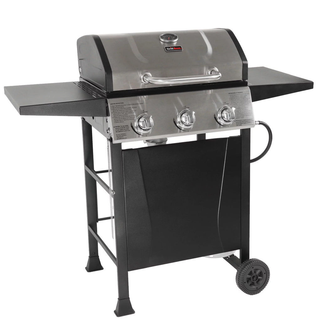 4-Burner Gas Grill with Side Burner and Side Shelves W666909