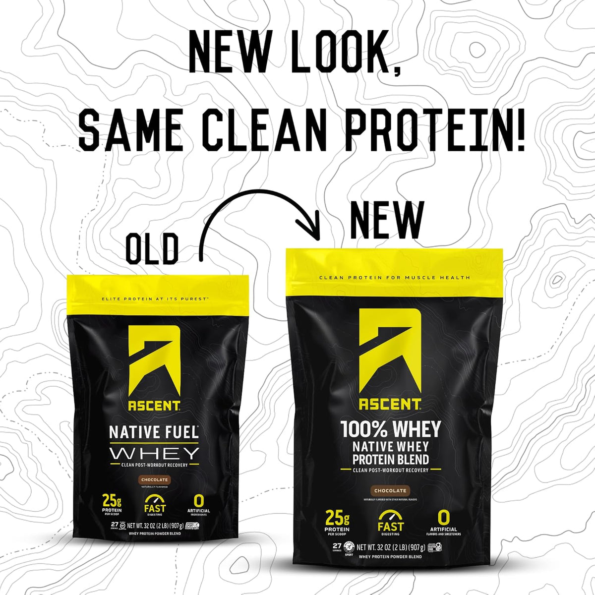 100% Whey Protein Powder, Chocolate 2 lb & Creatine Monohydrate Powder, Unflavored 45 Servings F1895