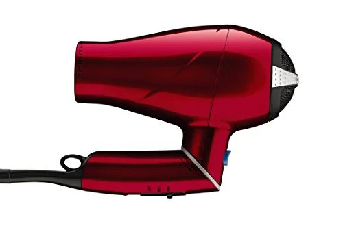 Red Travel Size Compact Ionic Hair Dryer, 1875 Watts Y652125