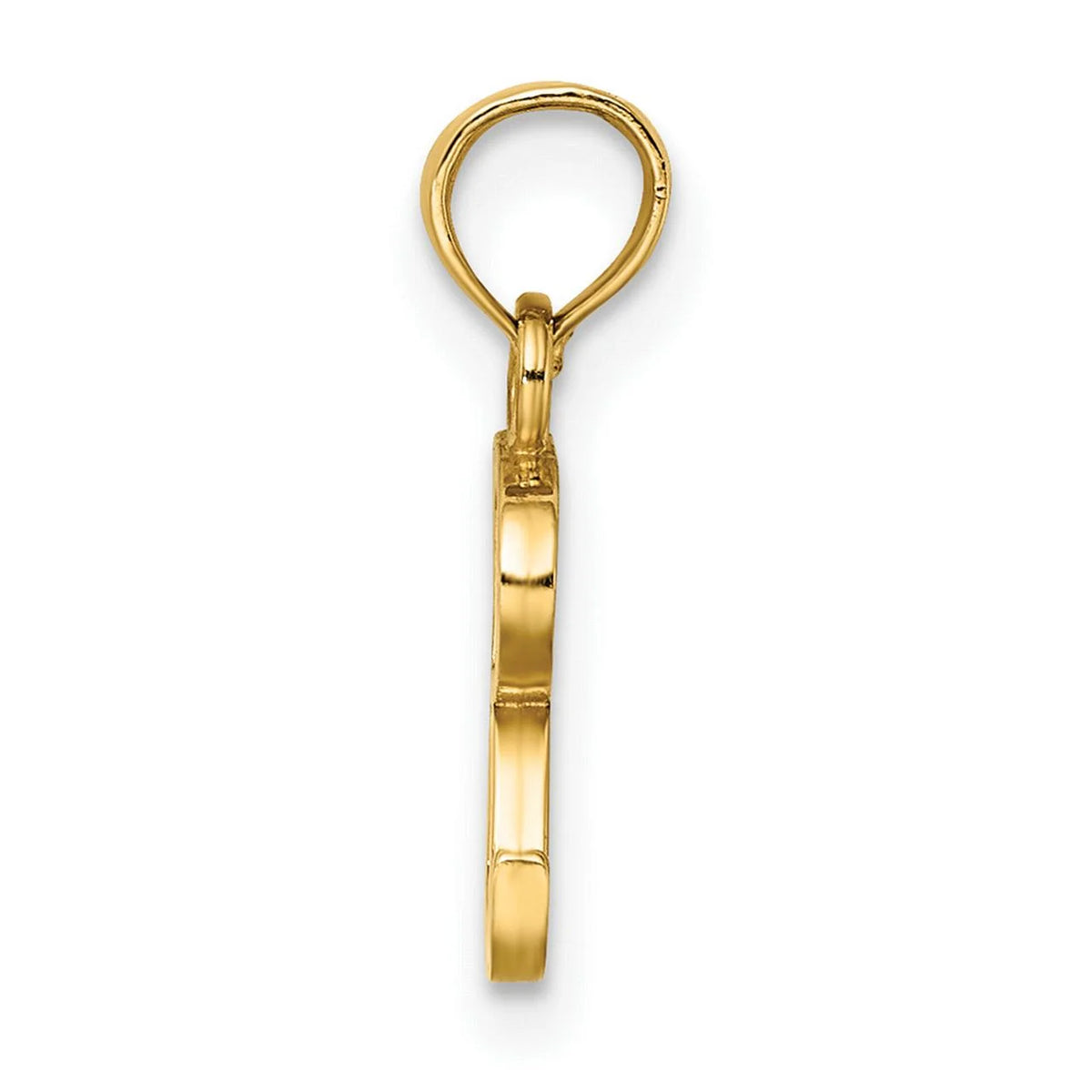 14K Polished Pendant B3189