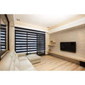 Gray Motorized Roller Window Shades B938731