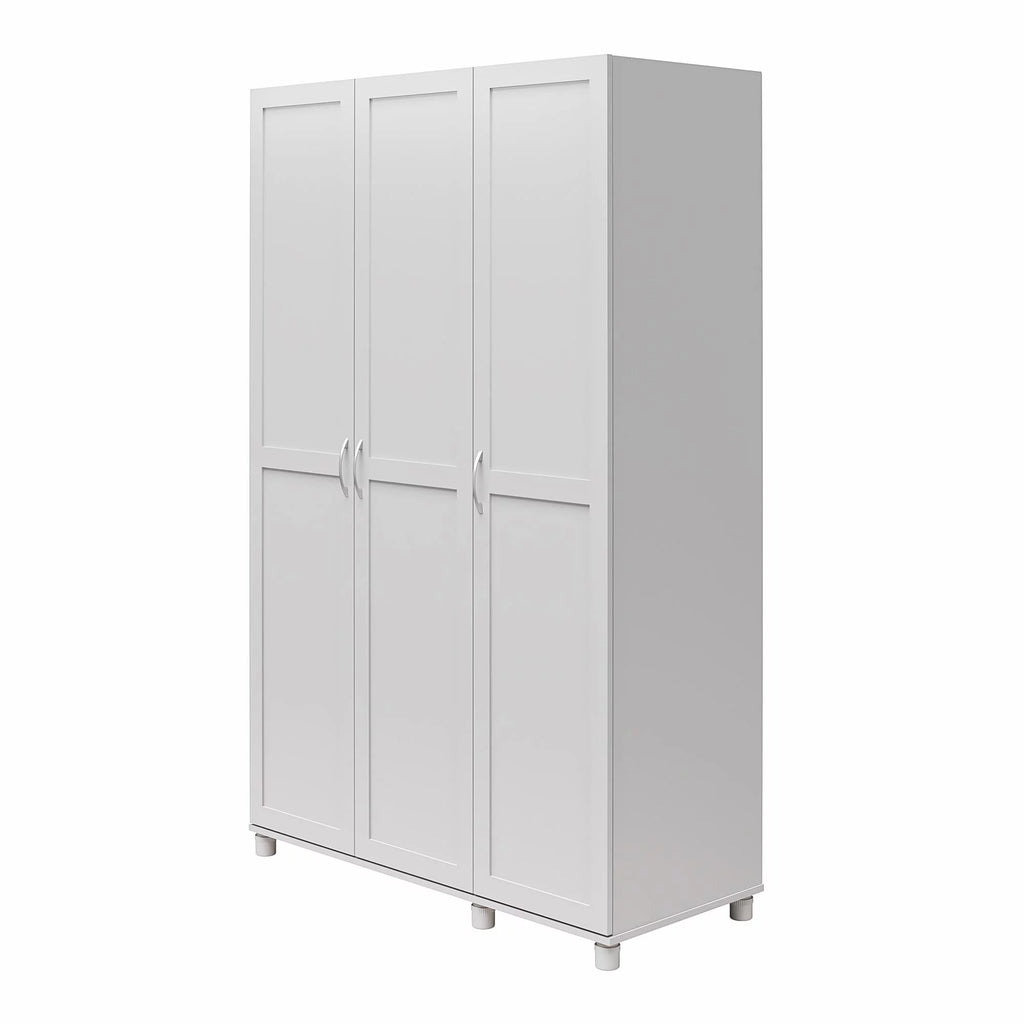 3 Door Dove Gray Wardrobe G825269