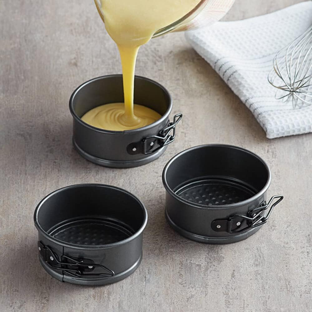 Set of 3 Round Mini Springform Pan X46815