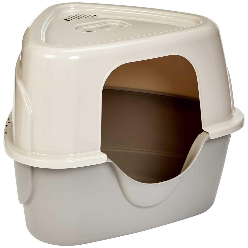 Hooded Corner Cat Litter Box V40560
