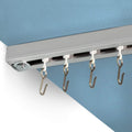 Ceiling Curtain Track Set with Roller Hooks and Hardware B868083