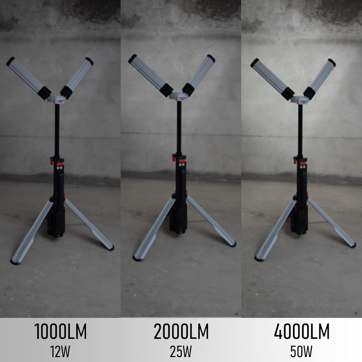 4000 Lumen Rechargeable LED Work Light with Stand H679523