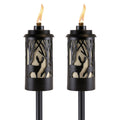 Tan and Black 64.5 Inch Metal Torch 2-Pack Z1154