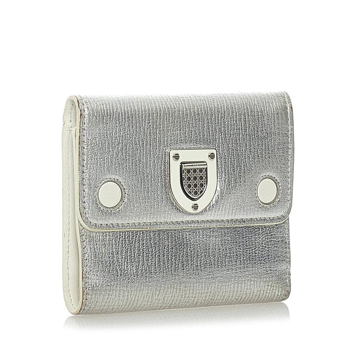 Pre-Owned Calf Leather Small Wallet F406