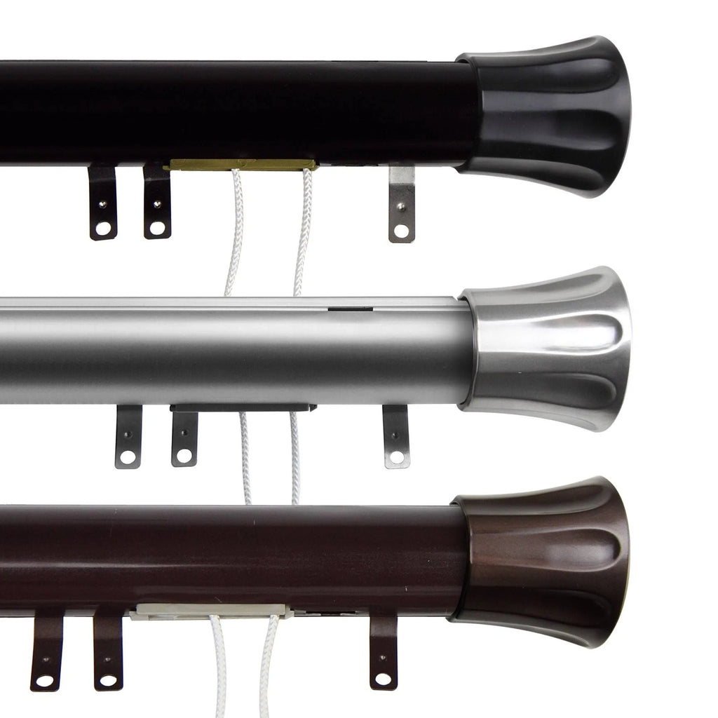 Black Finish Decorative Traverse Rod P553