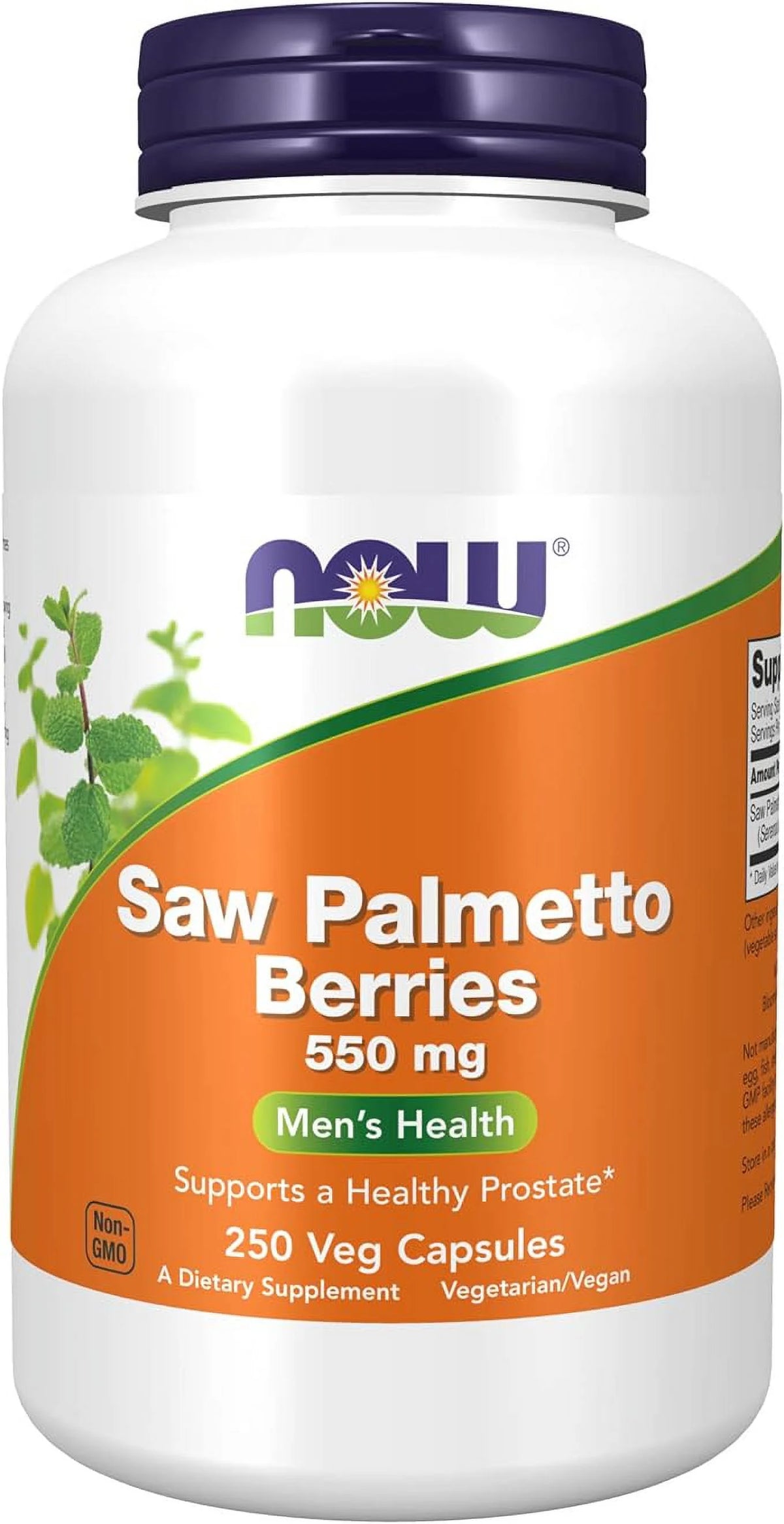 Saw Palmetto Berries 550 mg 250 Veg Capsules P229