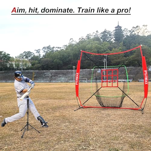 7ft x 7ft Baseball & Softball Replacement Net with Ball Collection System F868