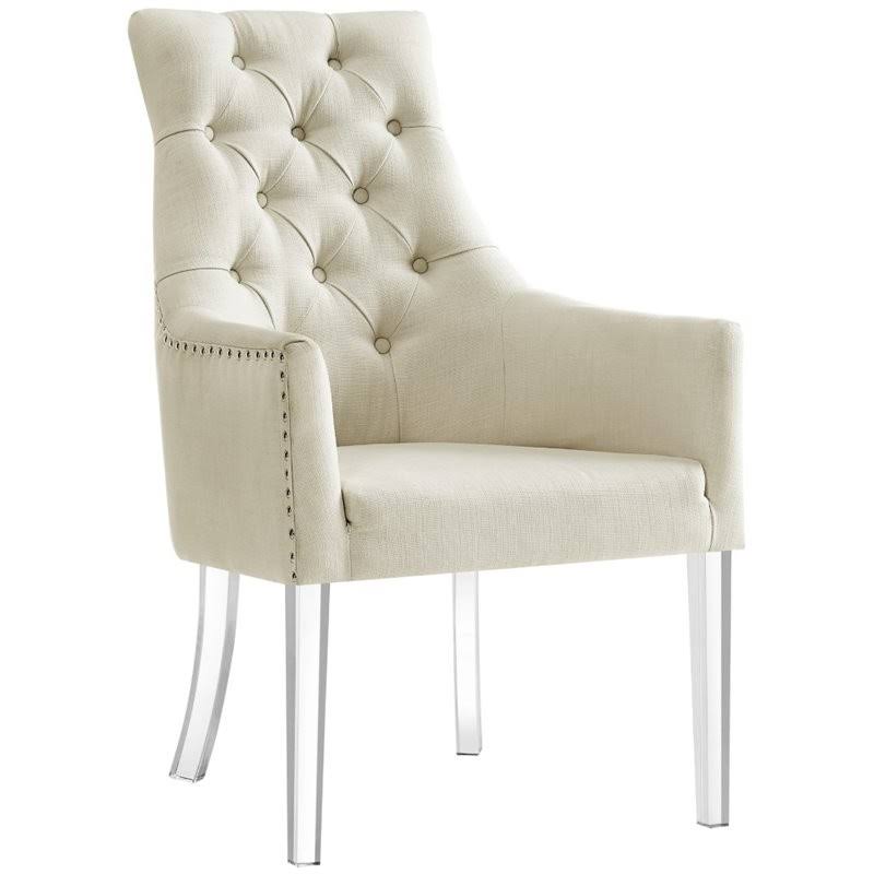 Cream White Dining Chair Set of 2 H6385