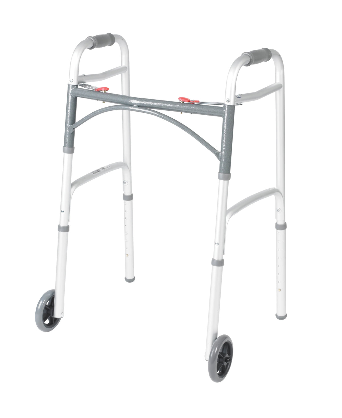 Two Button Folding Walker with 5 Wheels K551