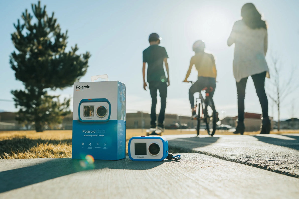 Blue and White Dual Screen 4K 18MP Waterproof Action Camera K183